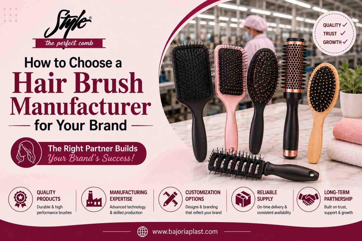 How to Choose a Hair Brush Manufacturer for Your Brand