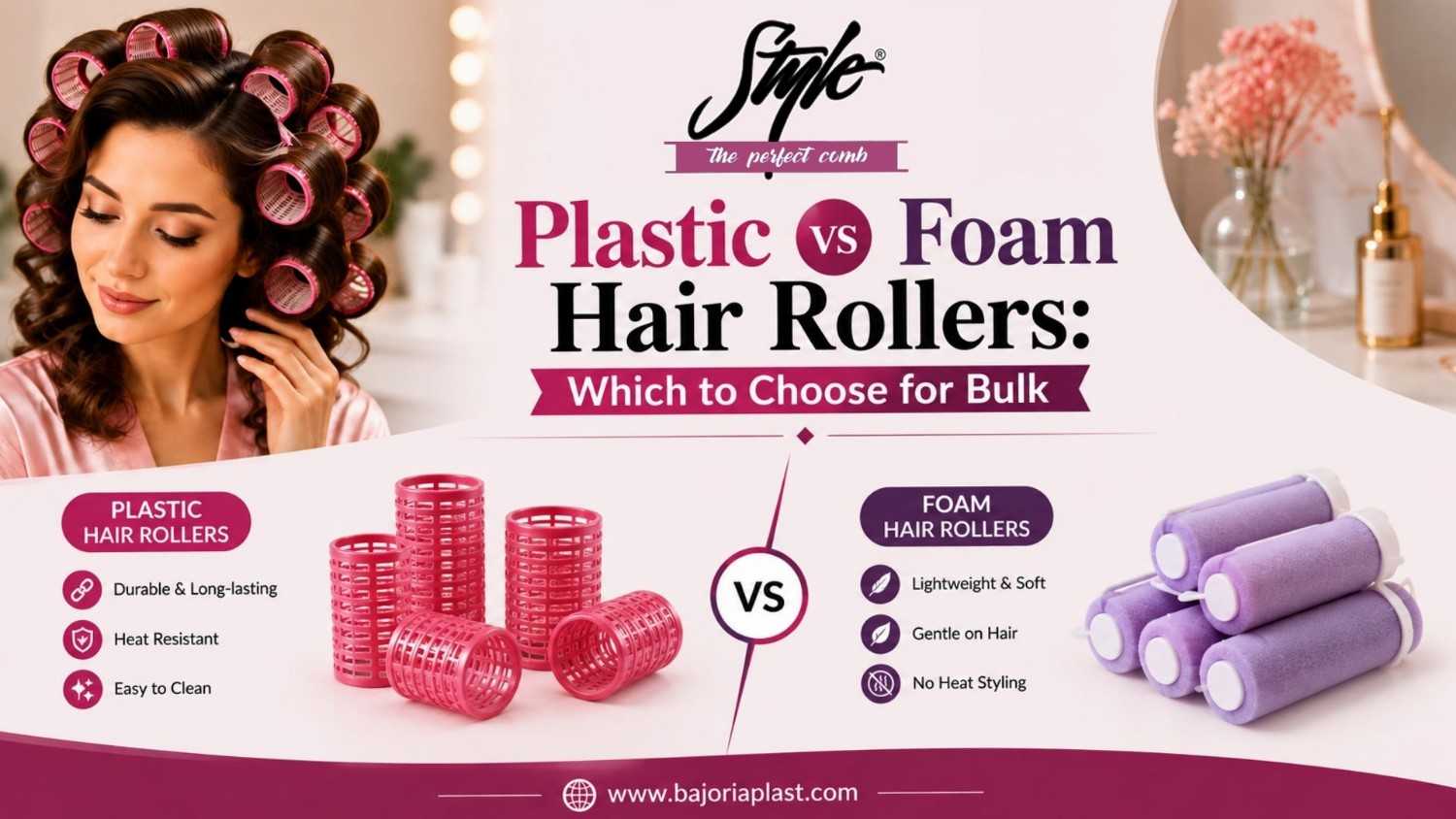 Plastic vs Foam Hair Rollers: Which to Choose for Bulk?